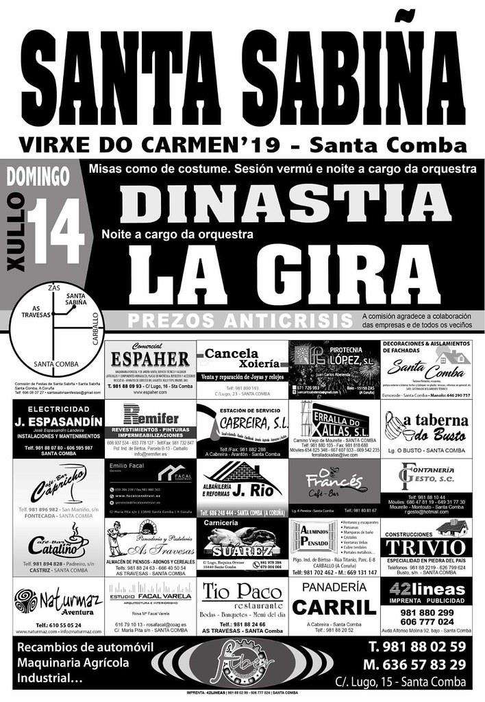 Virxe do Carme de Santa Sabiña (2024) en Santa Comba
