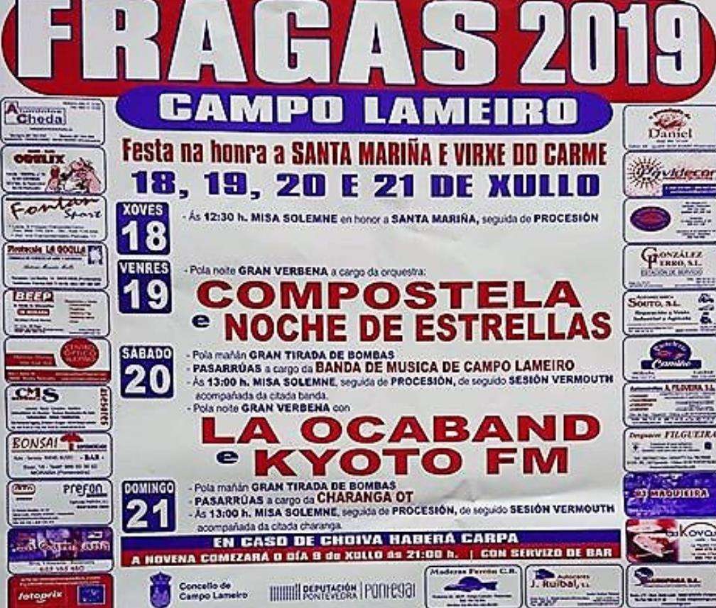 Virxe do Carme e Santa Mariña de Fragas (2024) en Campo Lameiro