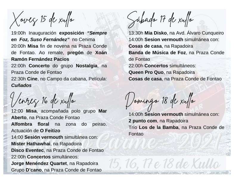 Virxe do Carme (2024) en Foz