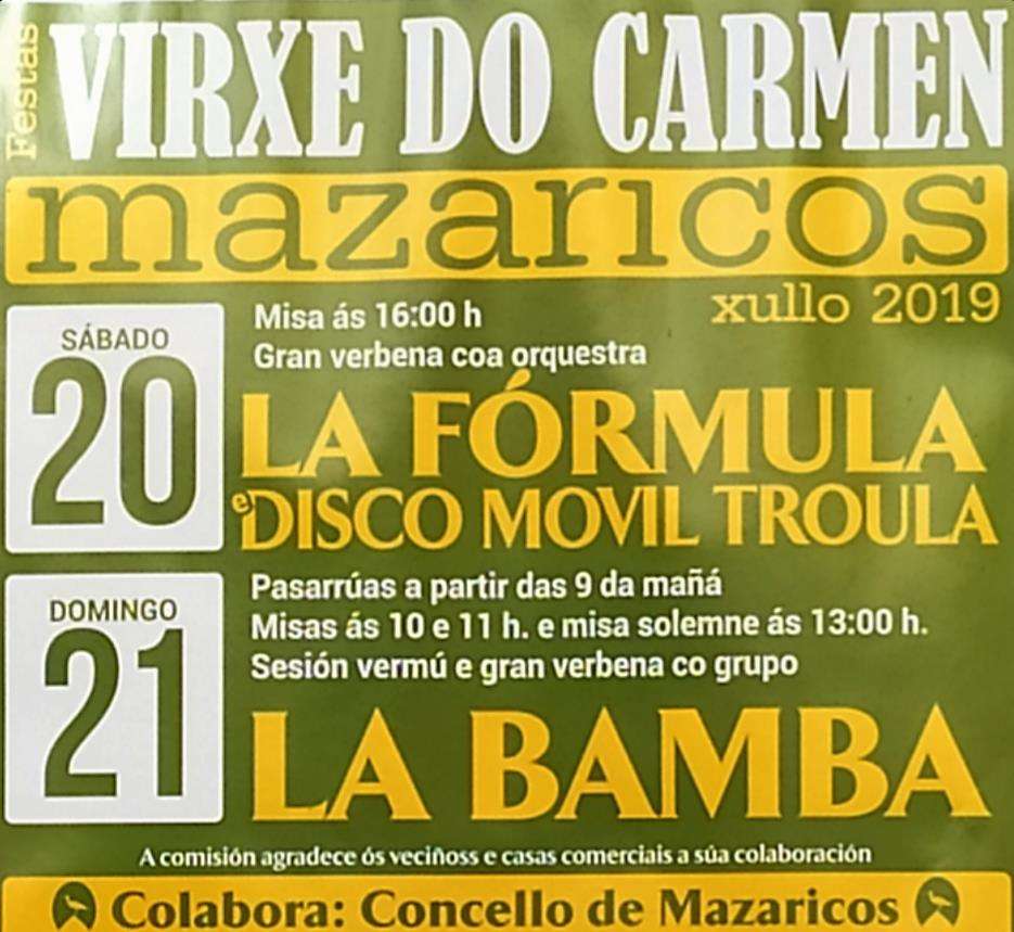 Virxe do Carme en Mazaricos