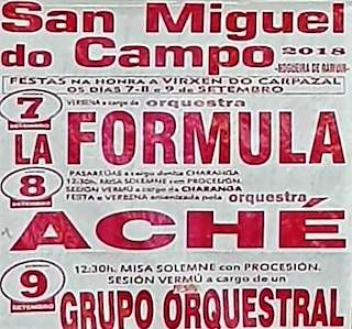 Fechas, información, programa, cartel, imágenes, mapa y ubicación de Virxe do Carpazal de San Miguel do Campo  en  Nogueira de Ramuín