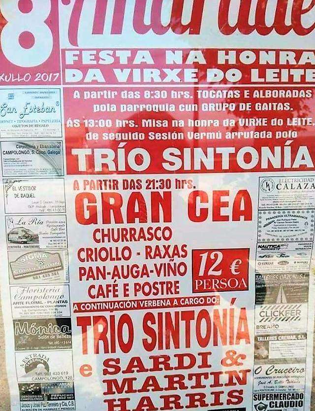 Virxe do Leite de Andrade (2024) en Pontedeume