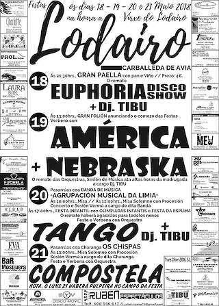 Fechas, información, programa, cartel, imágenes, mapa y ubicación de Virxe do Lodairo  en  Carballeda de Avia