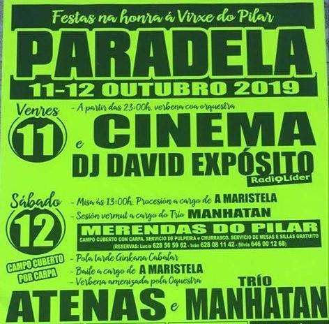 Virxe do Pilar de Paradela en Curtis