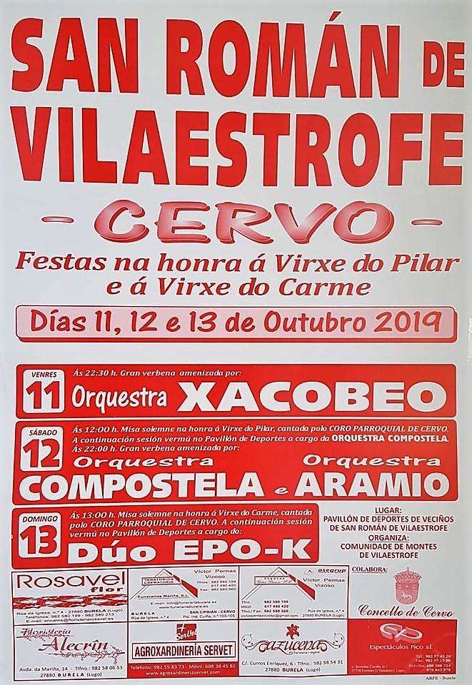Virxe do Pilar de Vilaestrofe en Cervo