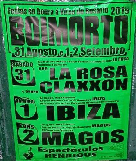Virxe do Rosario en Boimorto
