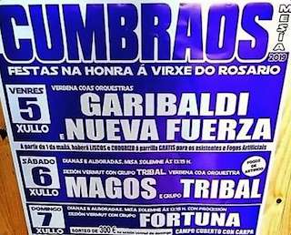 Fechas, información, programa, cartel, imágenes, mapa y ubicación de Virxe do Rosario de Cumbraos (2024)  en  Mesía