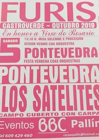 Fechas, información, programa, cartel, imágenes, mapa y ubicación de Virxe do Rosario de Furis  en  Castroverde
