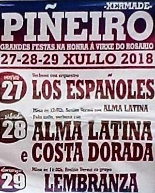 Fechas, información, programa, cartel, imágenes, mapa y ubicación de Virxe do Rosario de Piñeiro   en  Xermade