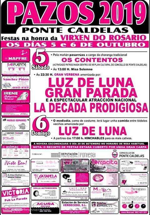Virxe do Rosario - Grandes Festas de Pazos en Ponte Caldelas