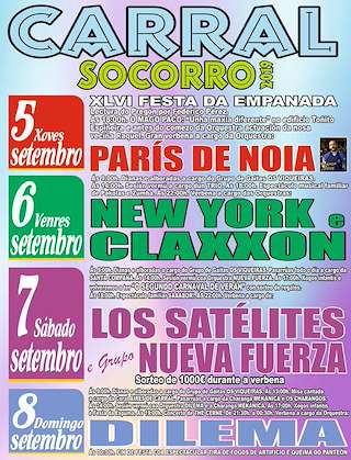 Fechas, información, programa, cartel, imágenes, mapa y ubicación de Virxe do Socorro - Festa da Empanada  en  Carral