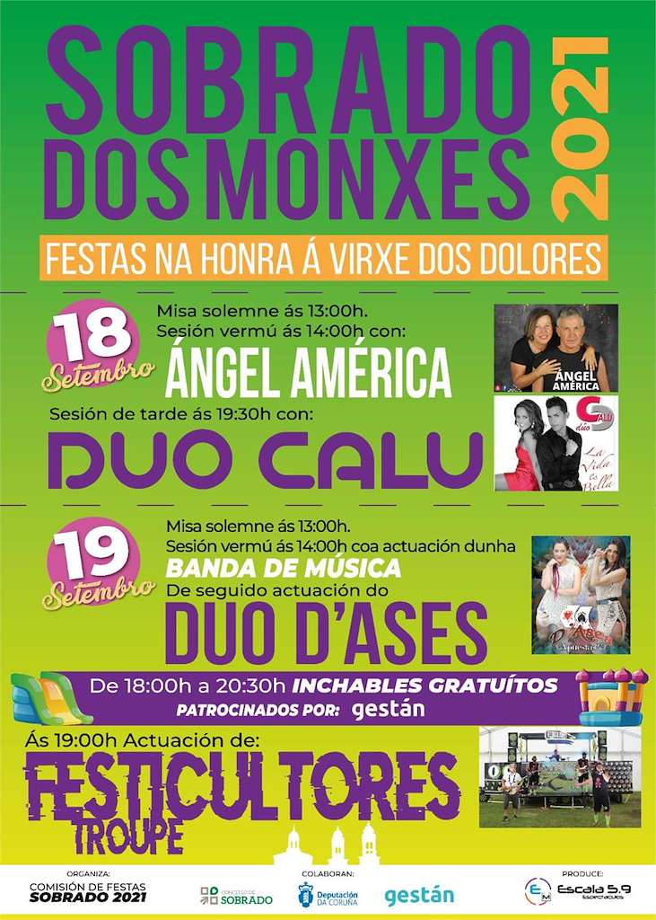 Virxe dos Dolores en Sobrado