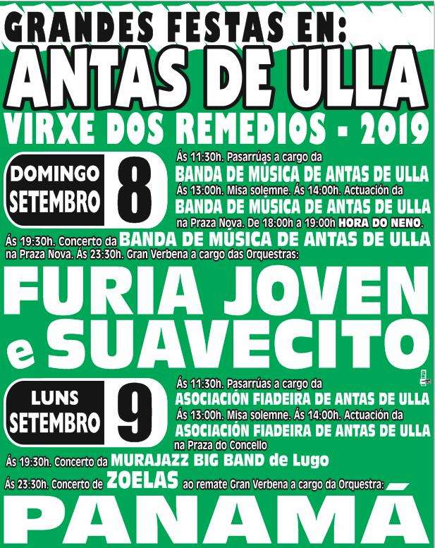 Virxe dos Remedios en Antas de Ulla