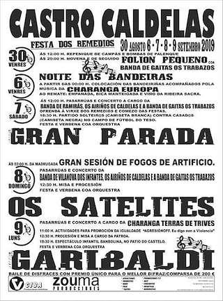 Fechas, información, programa, cartel, imágenes, mapa y ubicación de Virxe dos Remedios  en  Castro Caldelas
