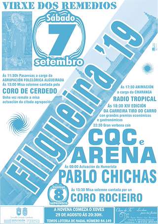 Fechas, información, programa, cartel, imágenes, mapa y ubicación de Virxe dos Remedios de Filgueira  en  Cerdedo-Cotobade