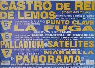 Virxen do Rosario de Castro de Rei de Lemos en Paradela