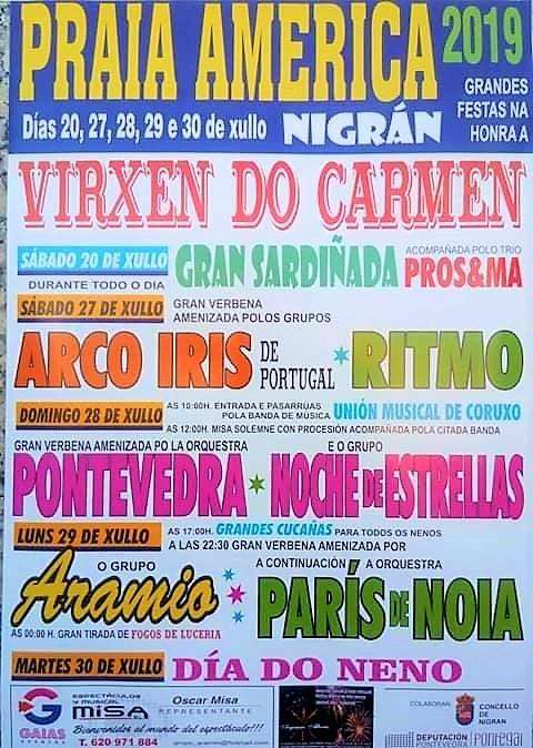 Virxen do Carmen de Playa América (2024) en Nigrán