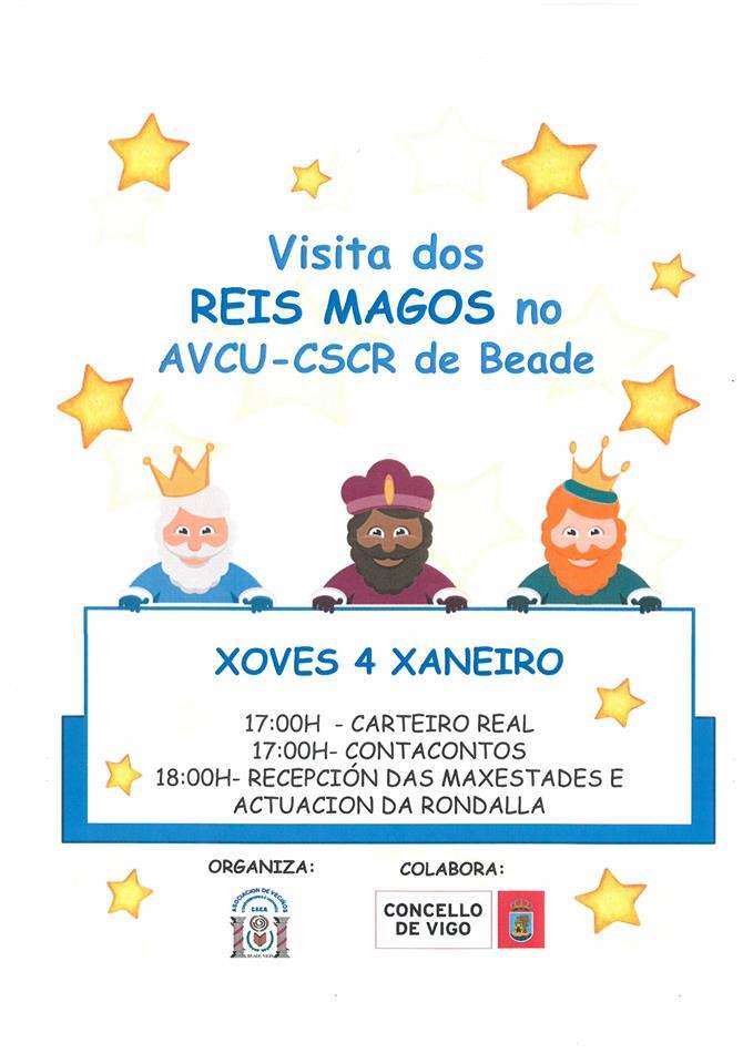 Visita dos Reis Magos a Beade  en Vigo