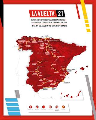 Fechas, información, programa, cartel, imágenes, mapa y ubicación de Vuelta Ciclista a España (2024)  en  Ponteareas