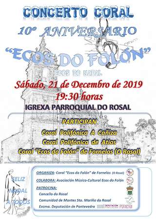 XIII Concerto Coral Ecos do Nadal en O Rosal