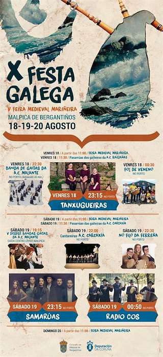 Festa Galega en Malpica de Bergantiños