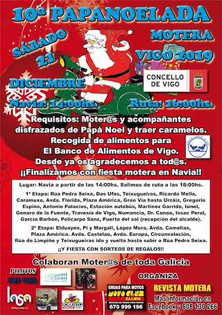 XIII Papanoelada Motera en Vigo