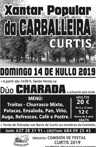 Xantar Popular da Carballeira (2024) en Curtis