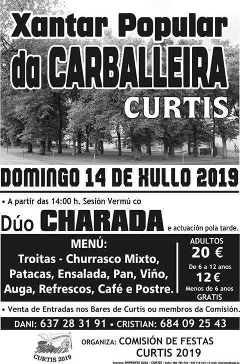Xantar Popular da Carballeira (2024) en Curtis