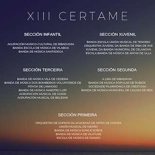 XVII Certame Galego de Bandas de Música (2024) en Pontevedra