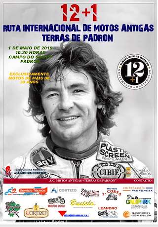 XVI Ruta Internacional de Motos Antigas en Padrón