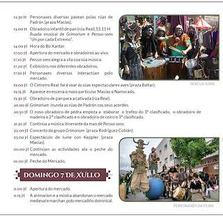 XVII Feira Medieval (2024) en Padrón