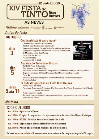 XVIII Festa do Tinto Rías Baixas (2024) en As Neves