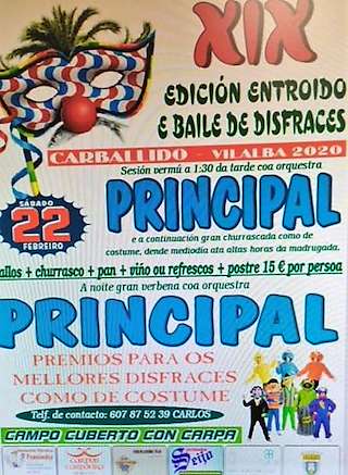 XXI Entroido e Baile de Disfraces de Carballido en Vilalba