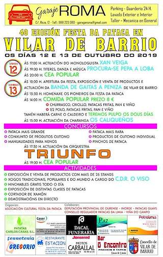 XLIV Festa da Pataca en Vilar de Barrio