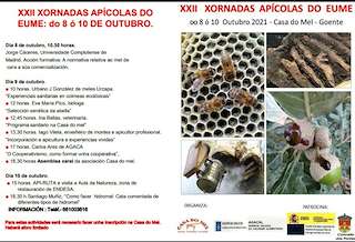 Fechas, información, programa, cartel, imágenes, mapa y ubicación de XXIV Xornadas Apícolas do Eume  en  As Pontes de García Rodríguez
