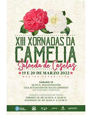 Fechas, información, programa, cartel, imágenes, mapa y ubicación de XV Xornadas da Camelia  en  Salceda de Caselas