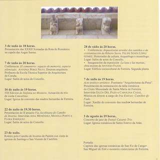 Fechas, información, programa, cartel, imágenes, mapa y ubicación de XXXV Xornadas da Rota do Románico (2024)  en  Pantón