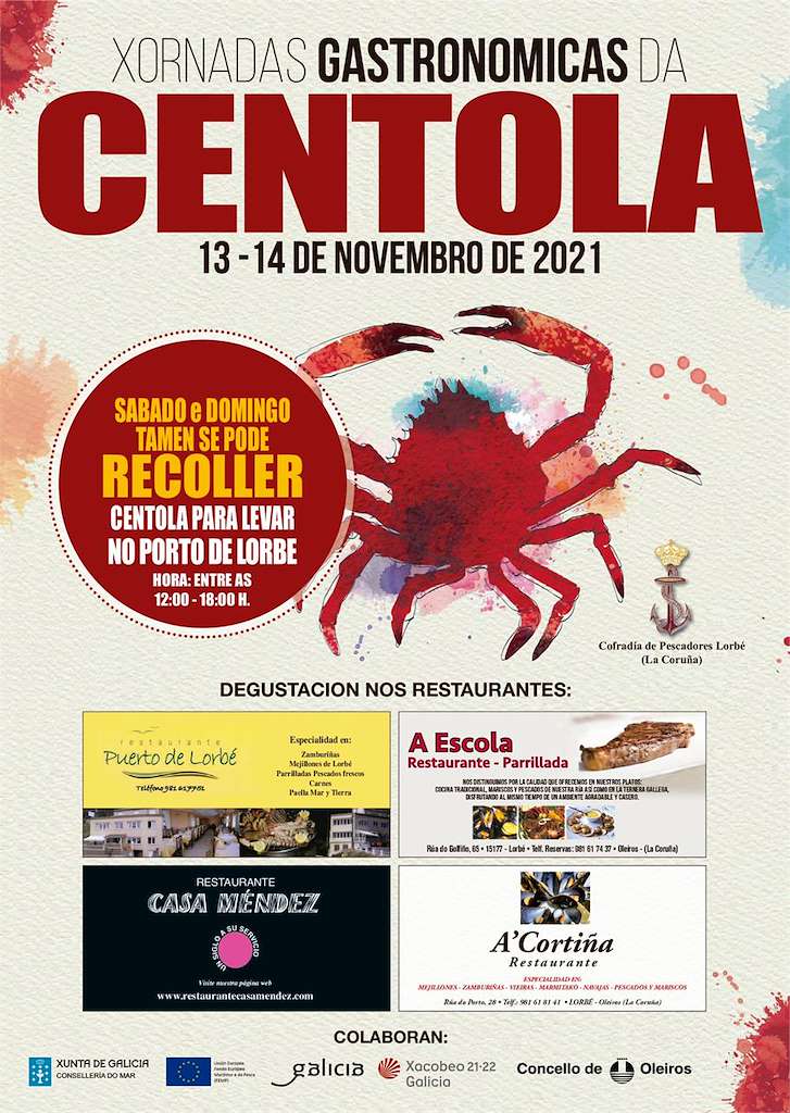 Xornadas Gastronómicas da Centola de Lorbé en Oleiros