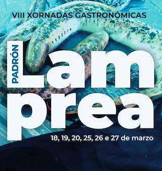 Fechas, información, programa, cartel, imágenes, mapa y ubicación de X Xornadas Gastronómicas da Lamprea  en  Padrón