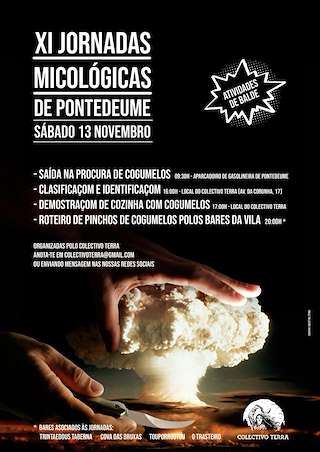 Fechas, información, programa, cartel, imágenes, mapa y ubicación de XIII Xornadas Micolóxicas  en  Pontedeume