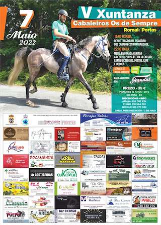 Fechas, información, programa, cartel, imágenes, mapa y ubicación de VII Xuntanza Cabalar Os de Sempre  en  Portas
