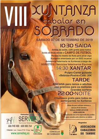 Fechas, información, programa, cartel, imágenes, mapa y ubicación de X Xuntanza Cabalar  en  Sobrado
