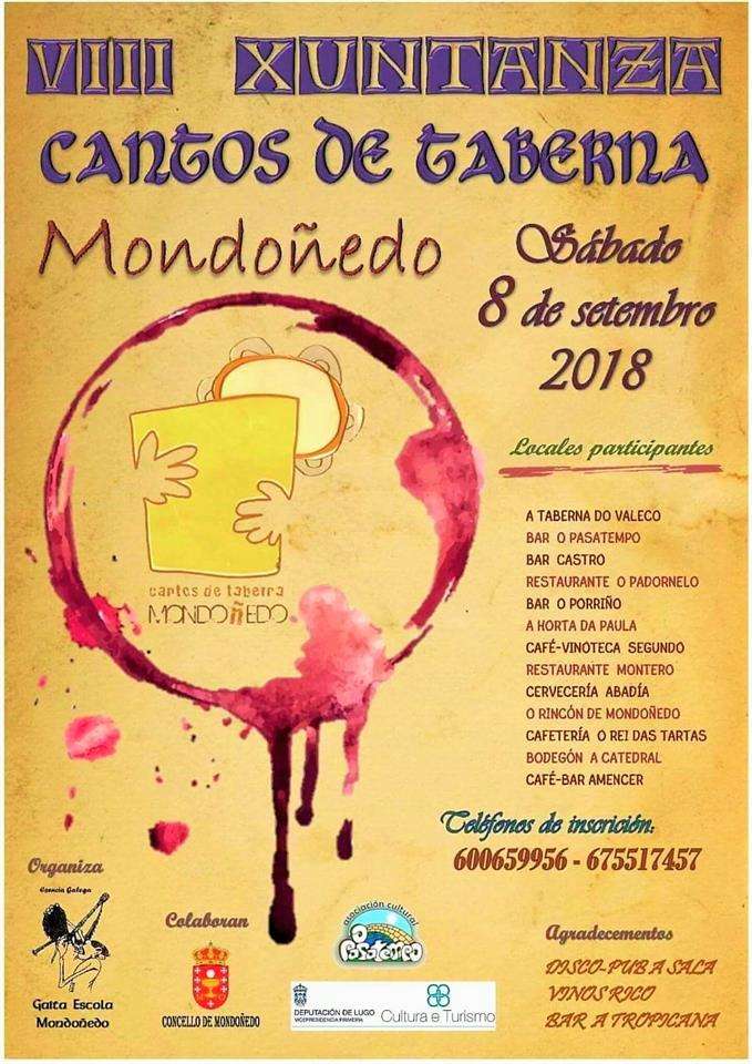 XI Xuntanza Cantos de Taberna en Mondoñedo