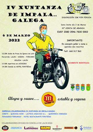 Fechas, información, programa, cartel, imágenes, mapa y ubicación de Xuntanza de Impala  en  Lalín