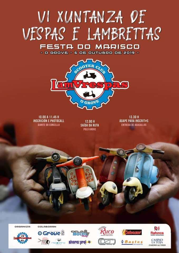 VIII Xuntanza de Vespas e Lambrettas  en O Grove