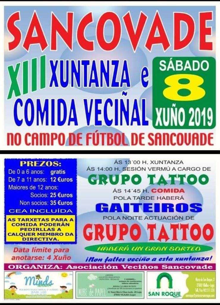 XVI Xuntanza e Comida Veciñal de Sancovade (2024) en Vilalba
