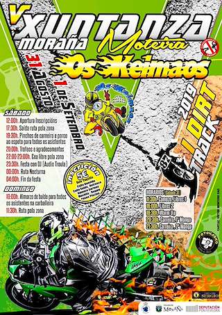 Fechas, información, programa, cartel, imágenes, mapa y ubicación de VII Xuntanza Moteira - X Aniversario Os Keimaos (2024)  en  Caldas de Reis