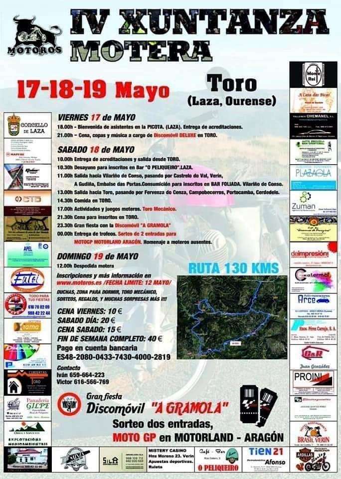 VI Xuntanza Moteira Motoros en Laza