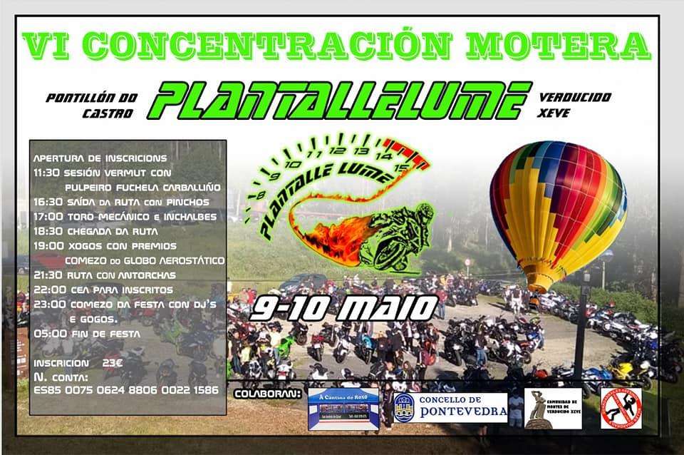VIII Xuntanza Motera Plantallelume de Xeve en Pontevedra