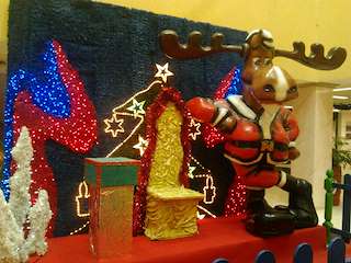 Desfile de Papá Noel en Illa de Arousa